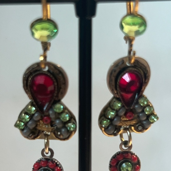 Adaya Earrings Vintage Signed - Picture 5 of 13
